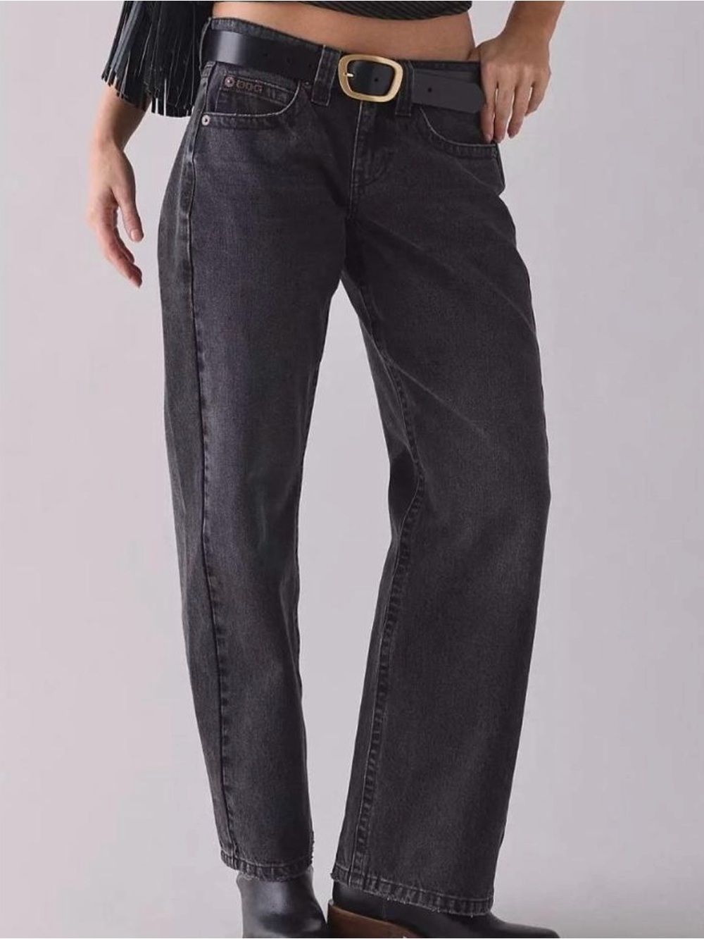 Urban Outfitters Kayla Low Rise Jeans 27 Washed Black